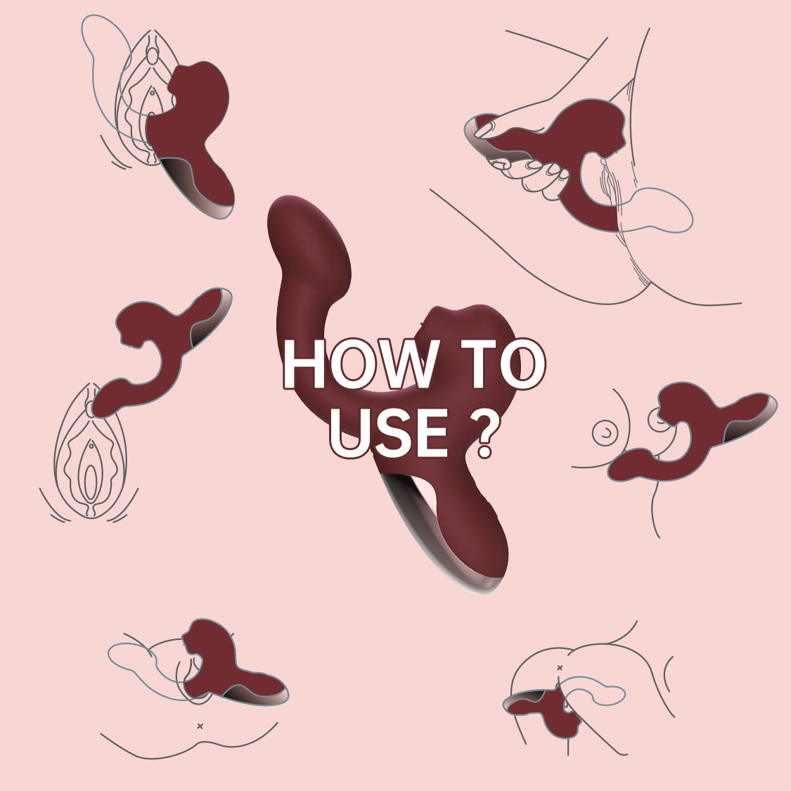 Magic Ponder Dual Stimulation Vibrator