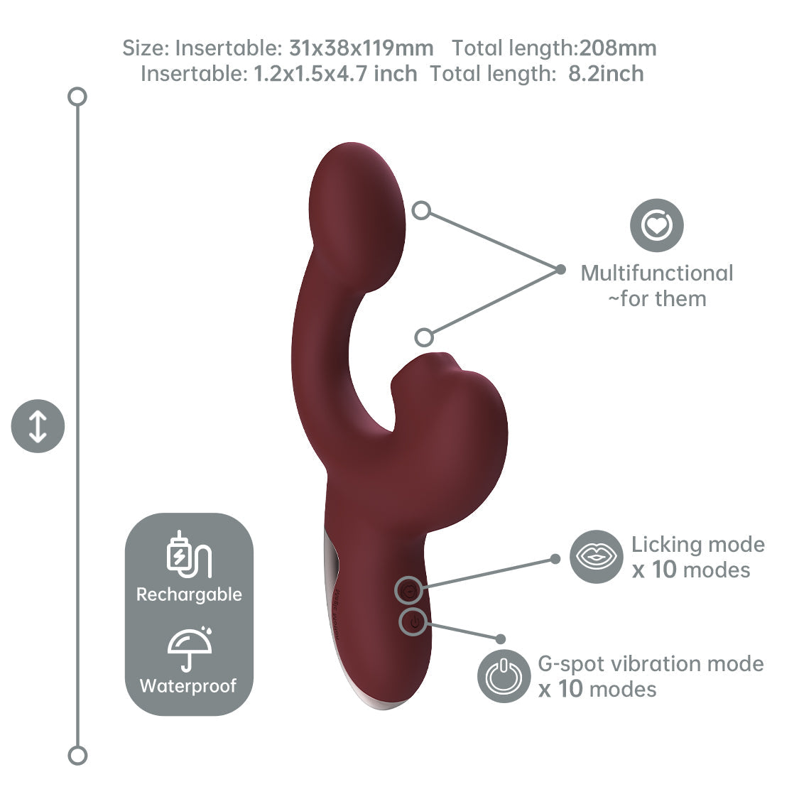 Magic Ponder Dual Stimulation Vibrator