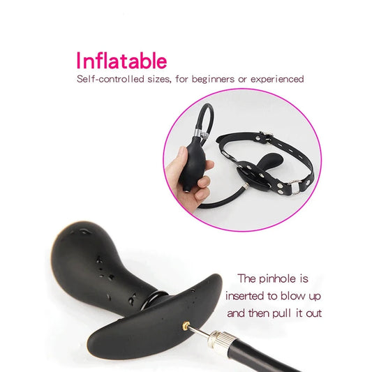 Inflatable Mouth Gag - Vibratoy Shop