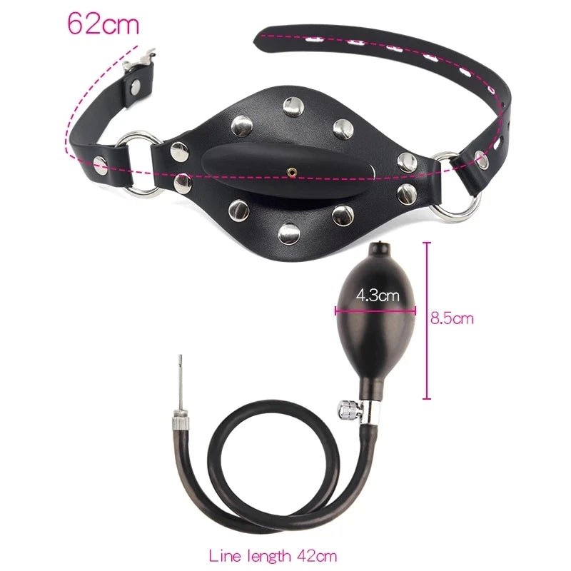 Inflatable Mouth Gag - Vibratoy Shop