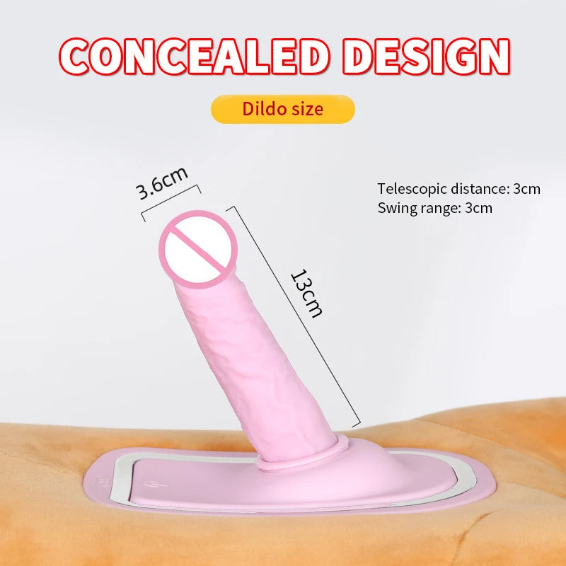 Cuddle Fox Thrusting & vibrator Dildo