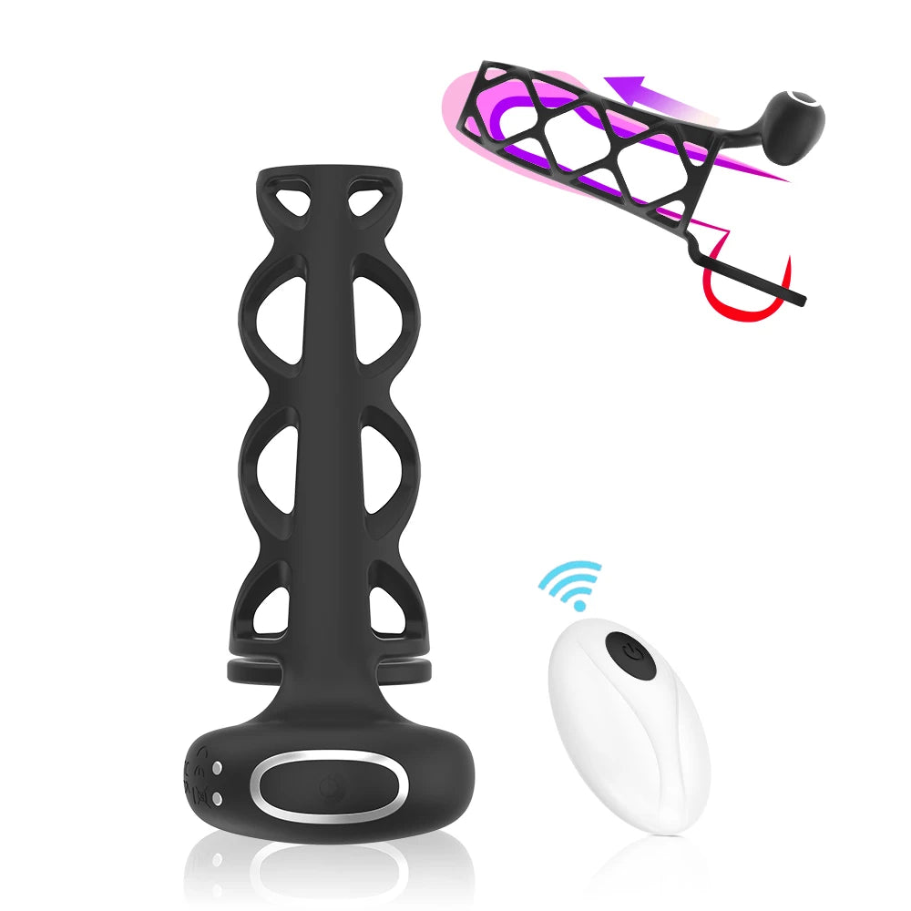 Cock Ring Vibrating Cage