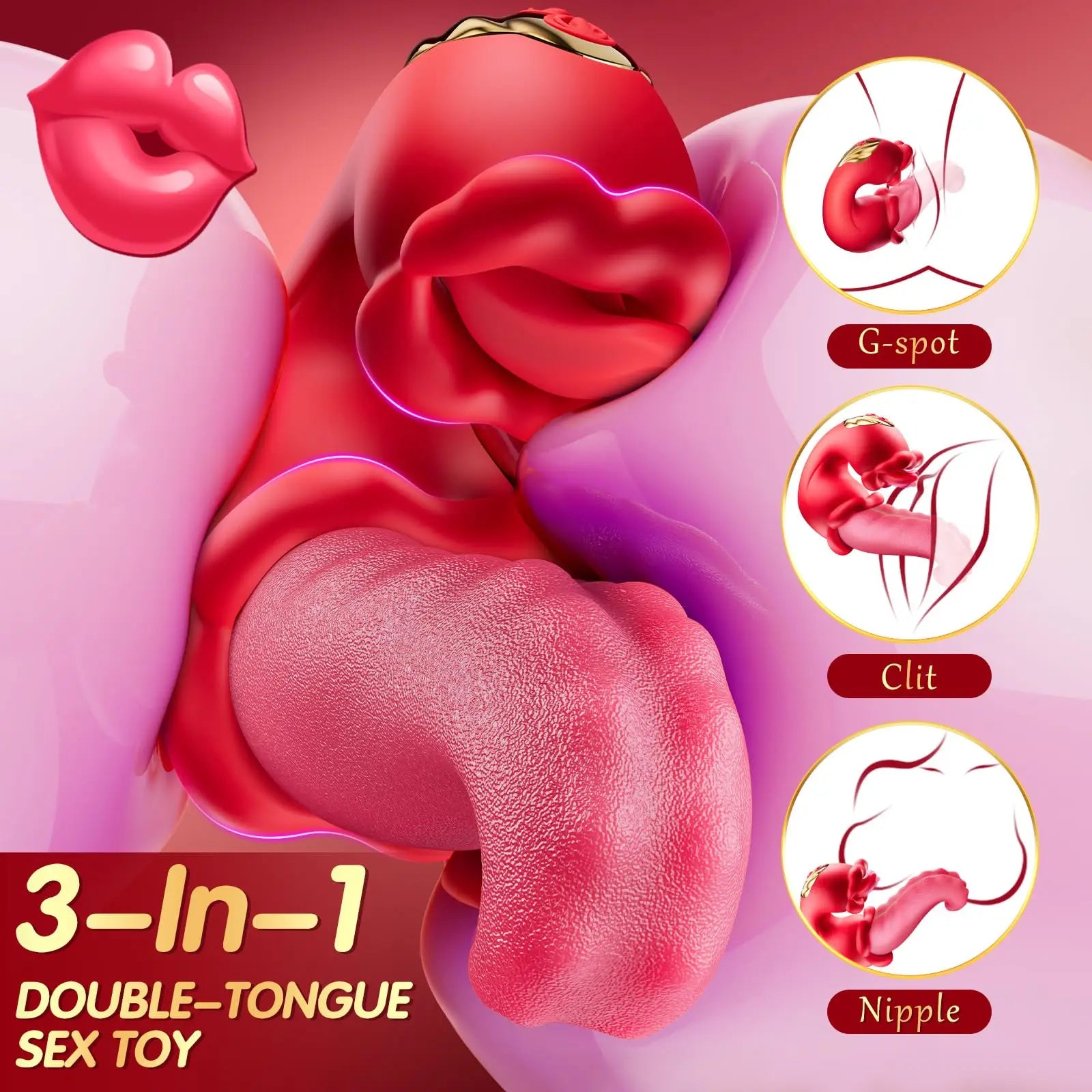 Tongue Mode Thrusting Vibrator - Vibratoy Shop