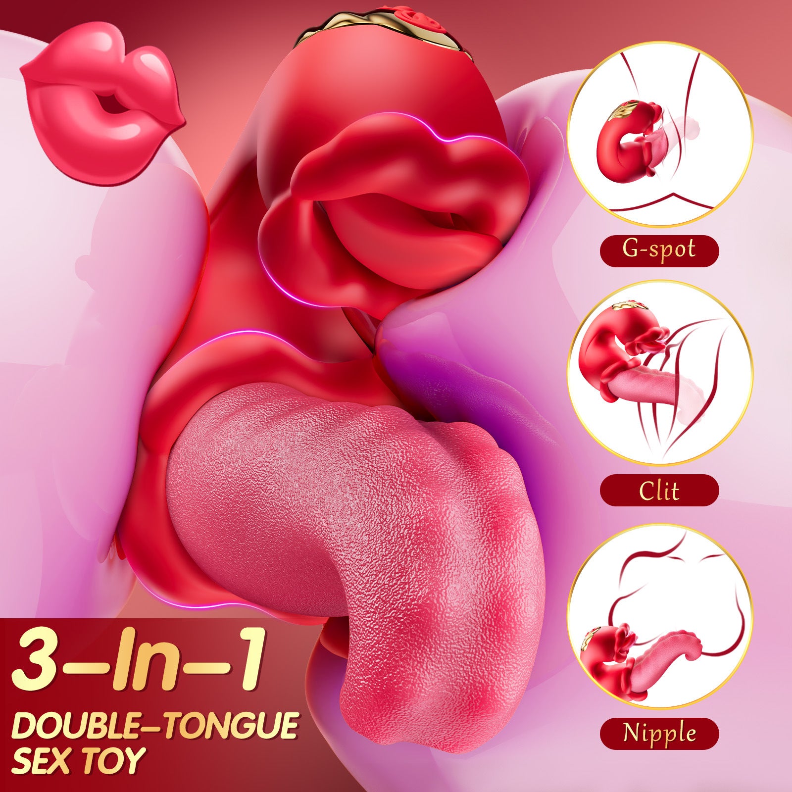 Tongue Mode Thrusting Vibrator - Vibratoy Shop
