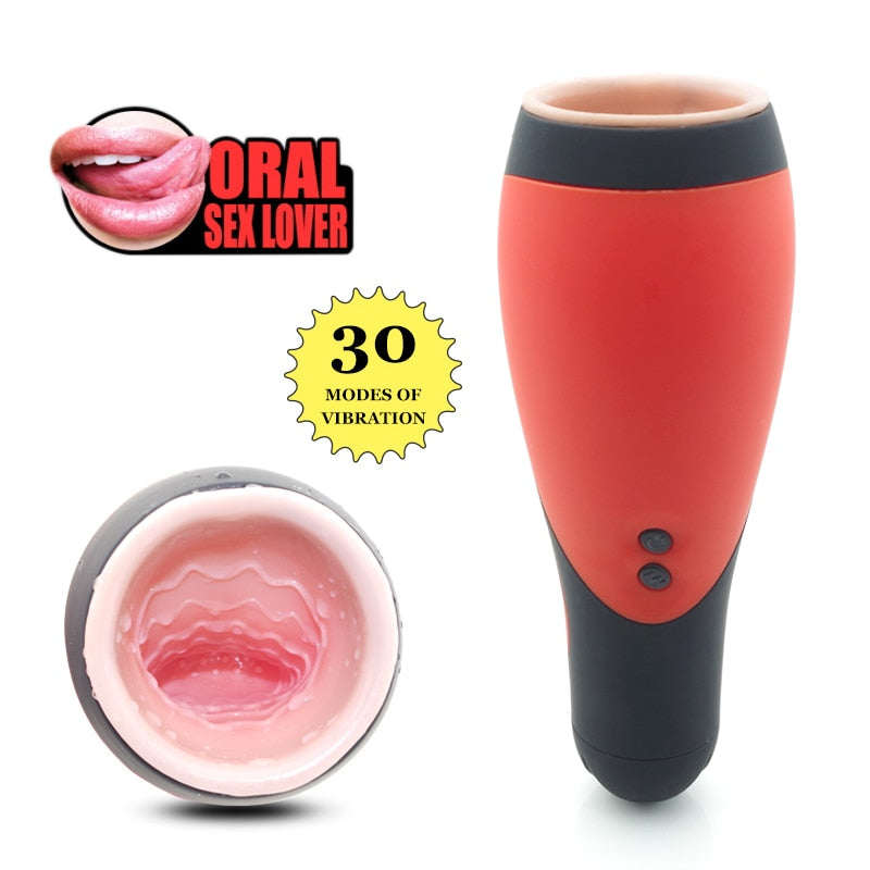 30 Speed Male Masturbator Cup - Vibratoy Shop