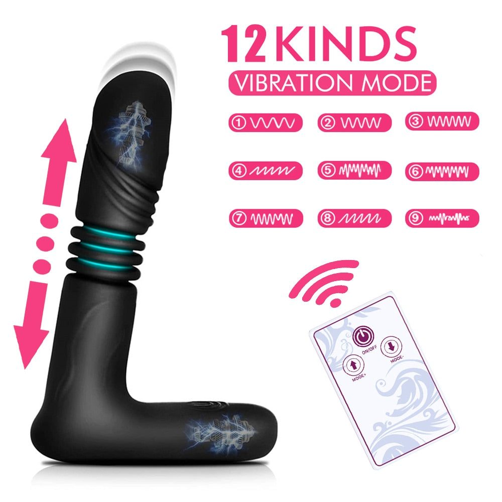 APP Control Thrusting Dildo Vibrator - Vibratoy Shop