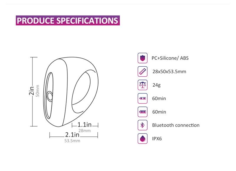 APP Controlled Cock Ring - Vibratoy Shop