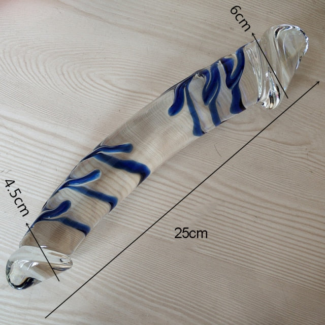 Double-end Glass Dildo - Vibratoy Shop