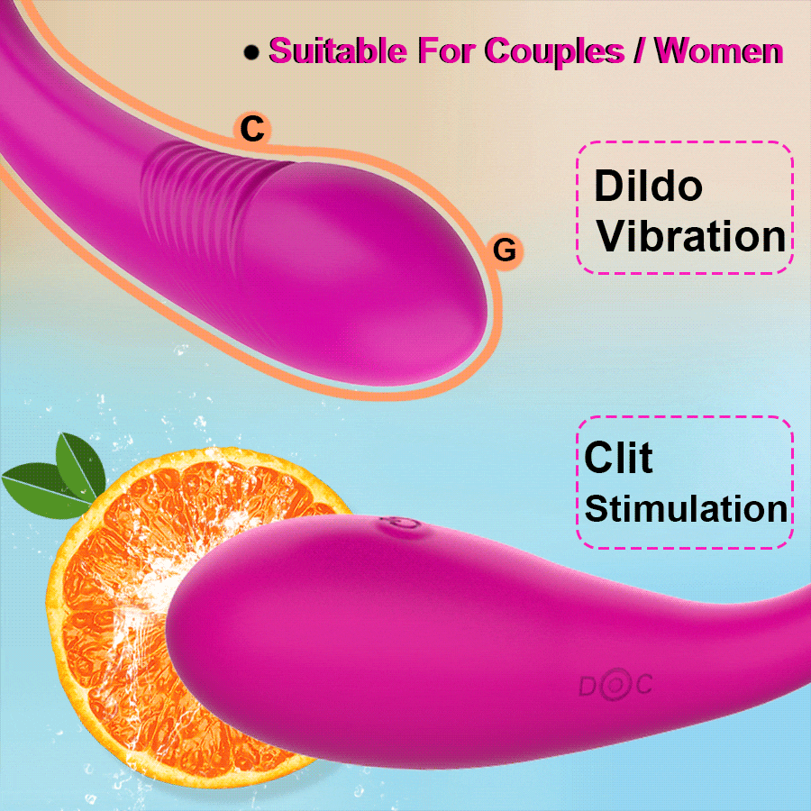 Double Penetration Dildo Vibrator - Vibratoy Shop