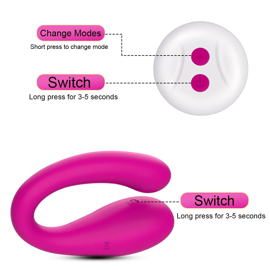 Double Penetration Dildo Vibrator - Vibratoy Shop
