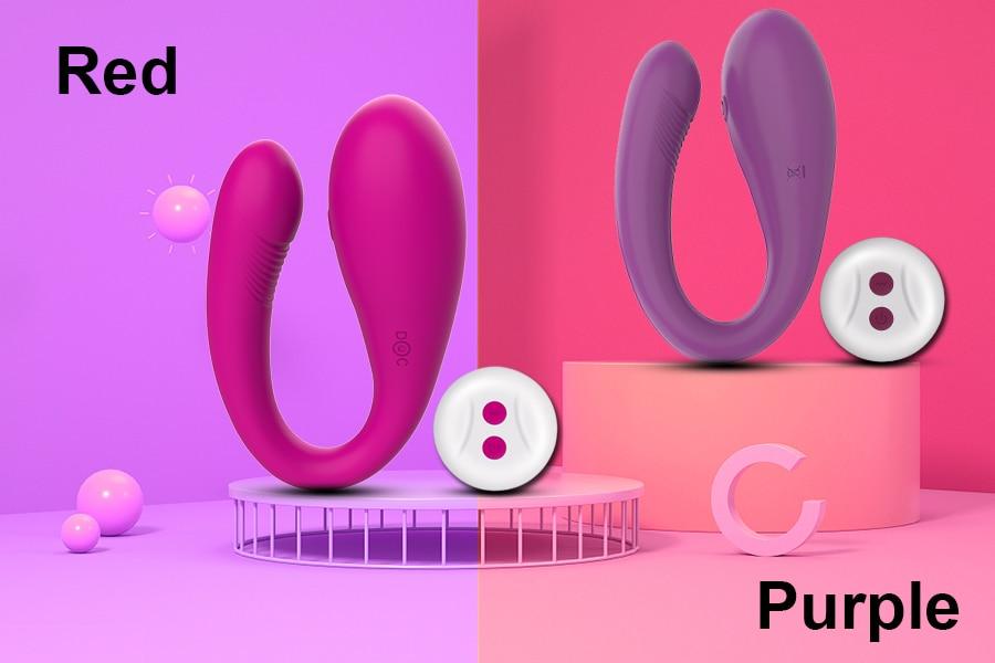 Double Penetration Dildo Vibrator - Vibratoy Shop