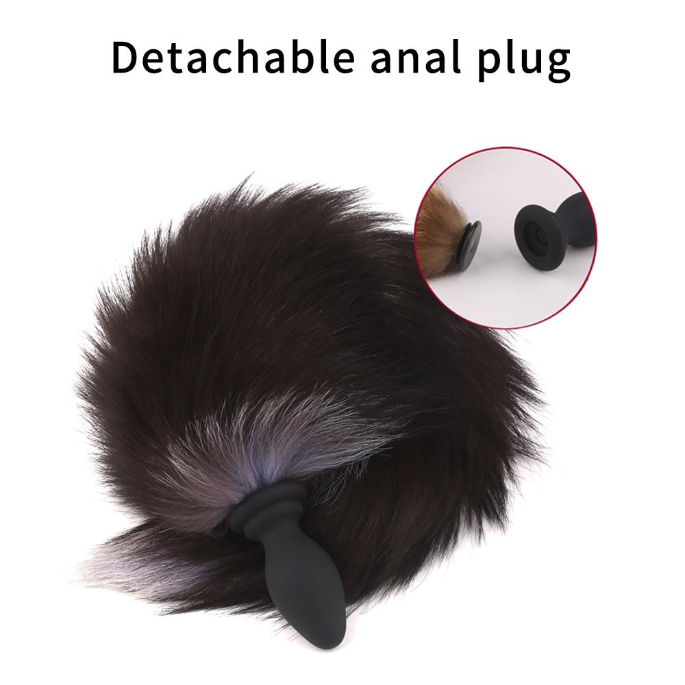 Fox Tail Anal Plug Vibrator - Vibratoy Shop