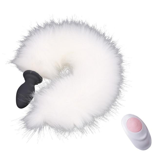 Fox Tail Anal Plug Vibrator - Vibratoy Shop