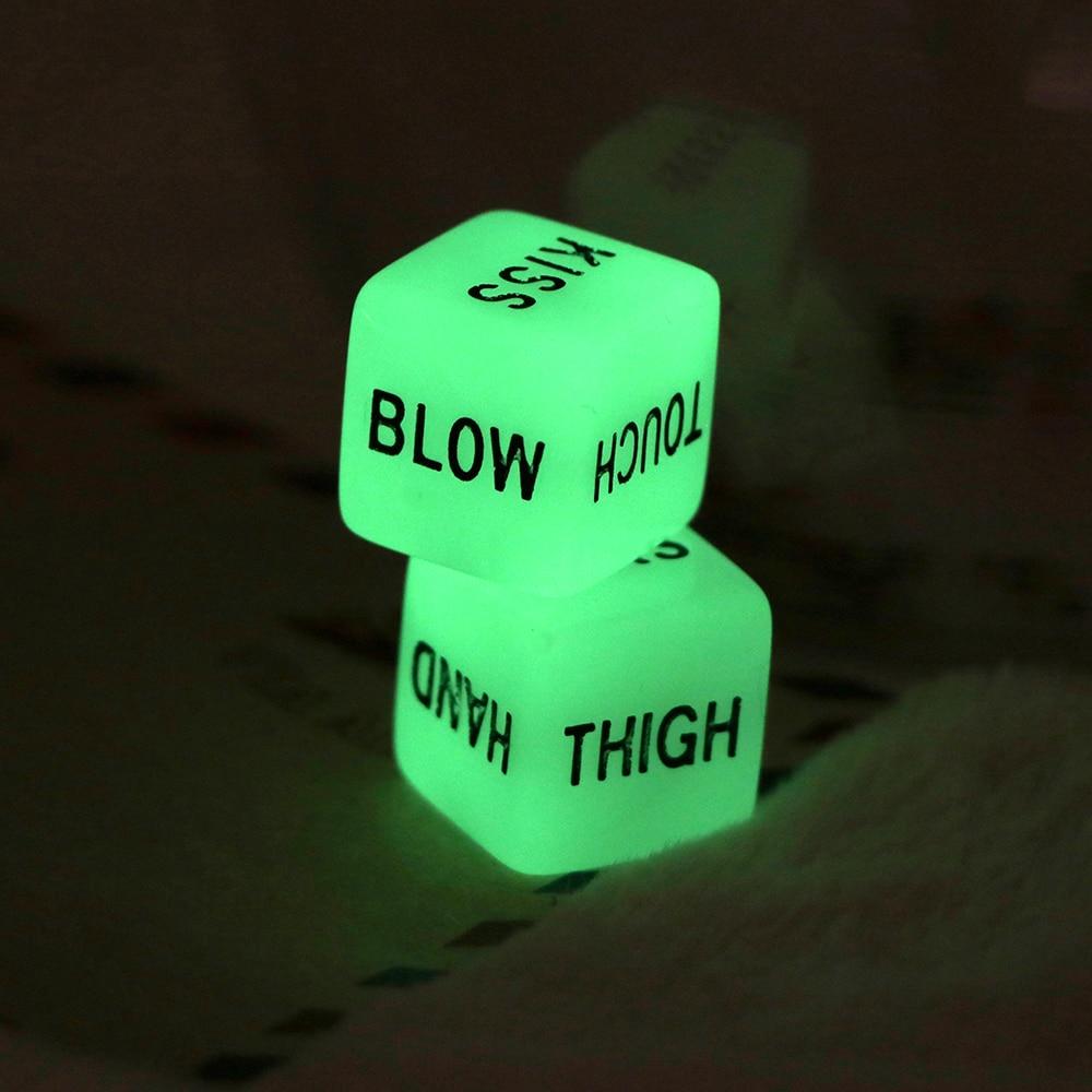 Glow in Dark Adult Dice - Vibratoy Shop