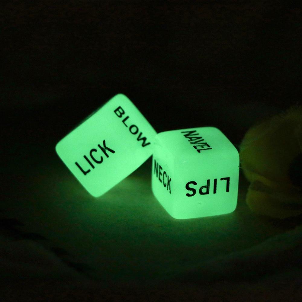 Glow in Dark Adult Dice - Vibratoy Shop