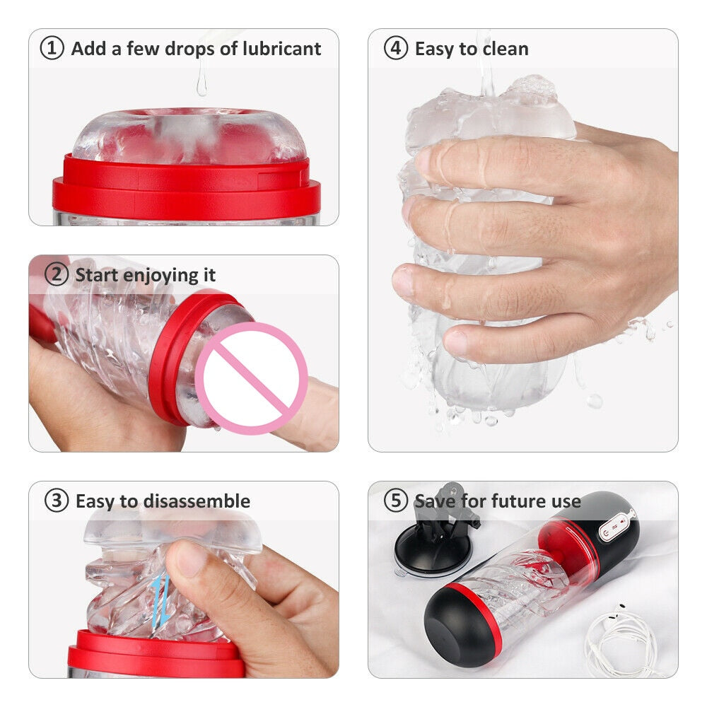 HandsFree Masturbation Cup - Vibratoy Shop