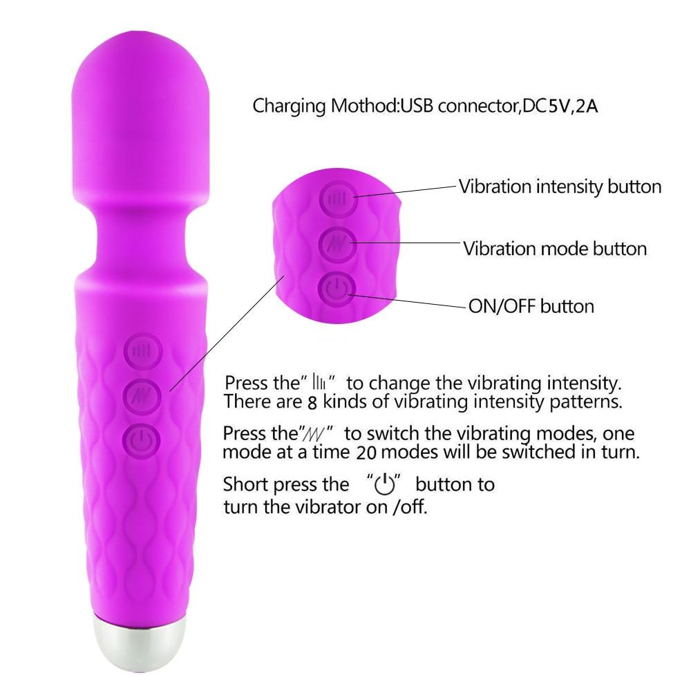 Powerful Short Magic Wand Vibrators - Vibratoy Shop