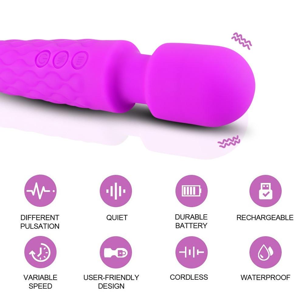 Powerful Short Magic Wand Vibrators - Vibratoy Shop