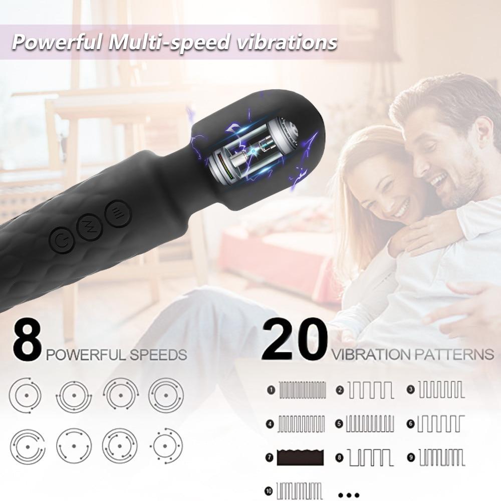 Powerful Short Magic Wand Vibrators - Vibratoy Shop