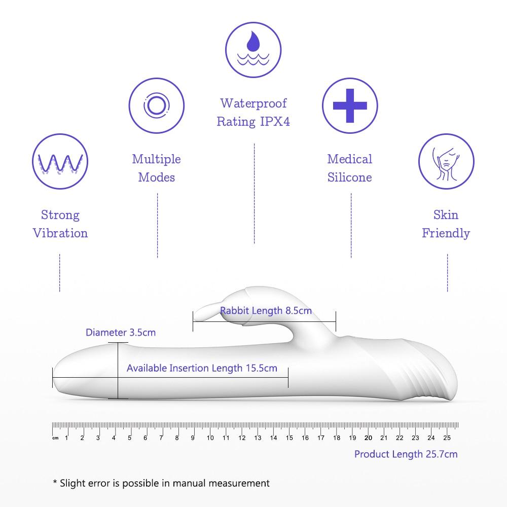Rabbit 3 Point Vibrator - Vibratoy Shop
