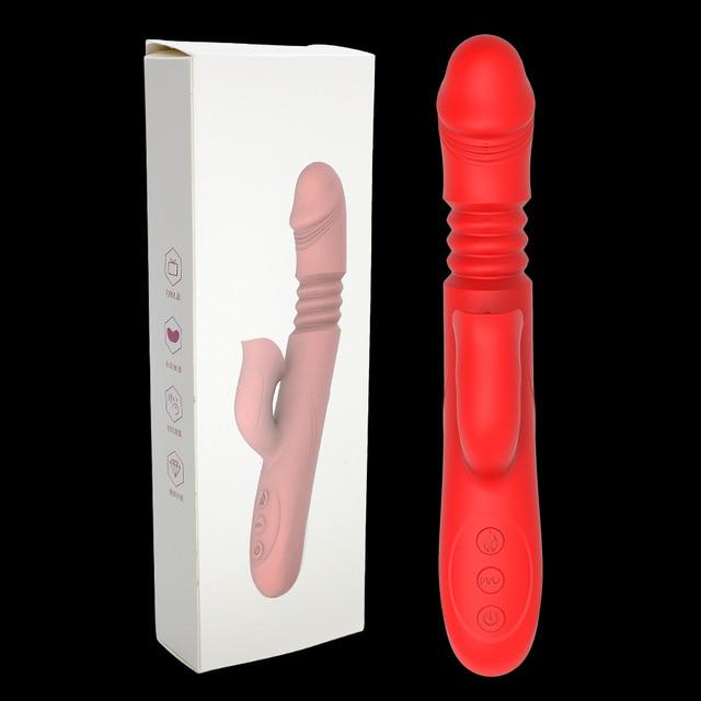 Rabbit Vibrator with Tongue Sucker - Vibratoy Shop