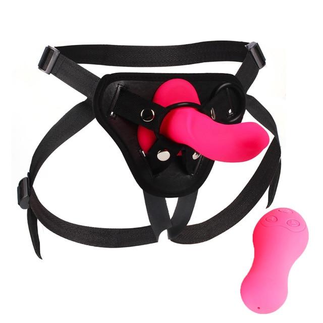Remote Control Strap-On Dildo Panties - Vibratoy Shop