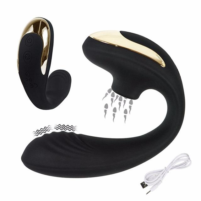 Remote Control Sucker Vibrator - Vibratoy Shop