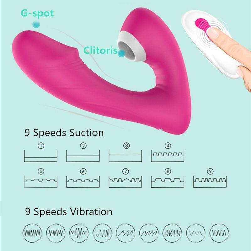Remote Control Sucker Vibrator - Vibratoy Shop