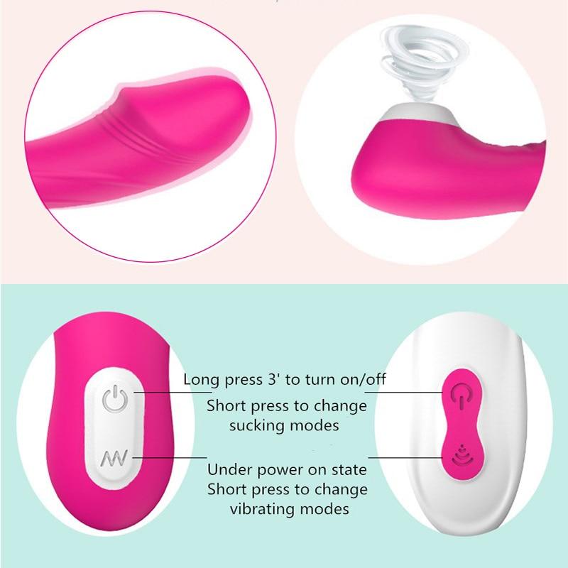 Remote Control Sucker Vibrator - Vibratoy Shop