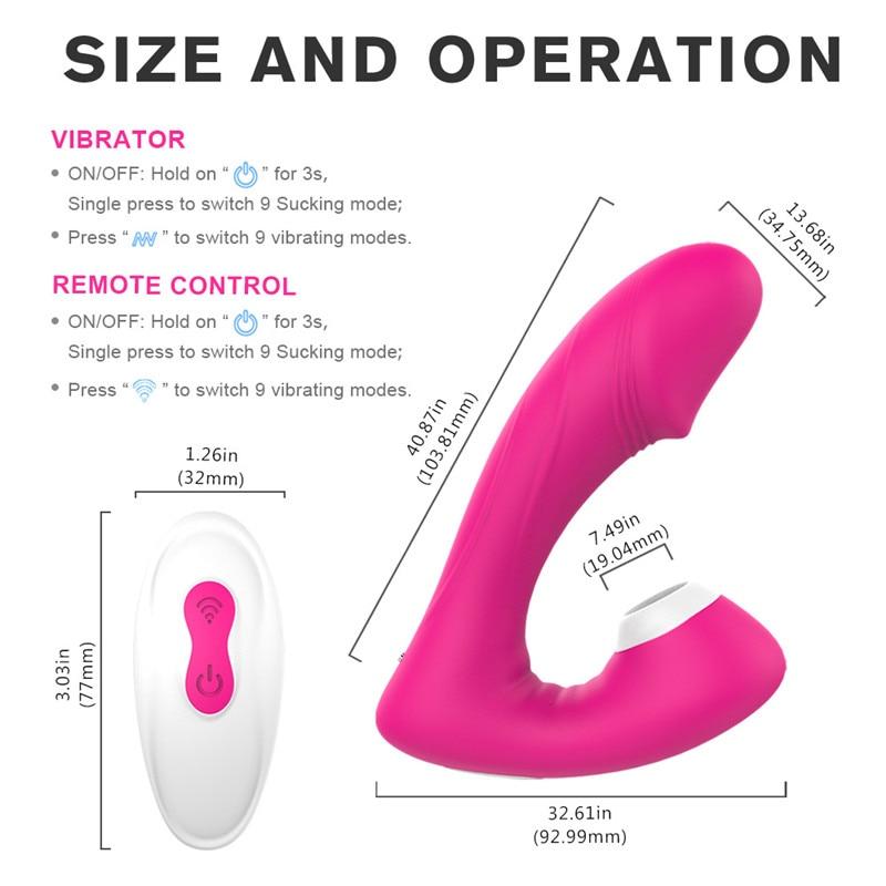 Remote Control Sucker Vibrator - Vibratoy Shop