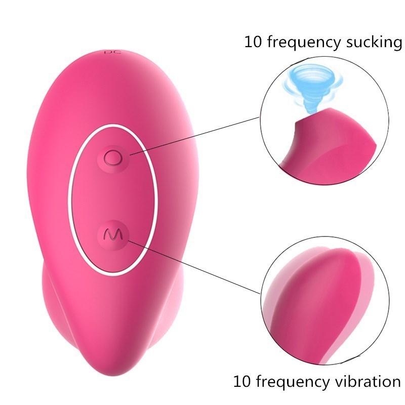 Remote Control Sucker Vibrator - Vibratoy Shop