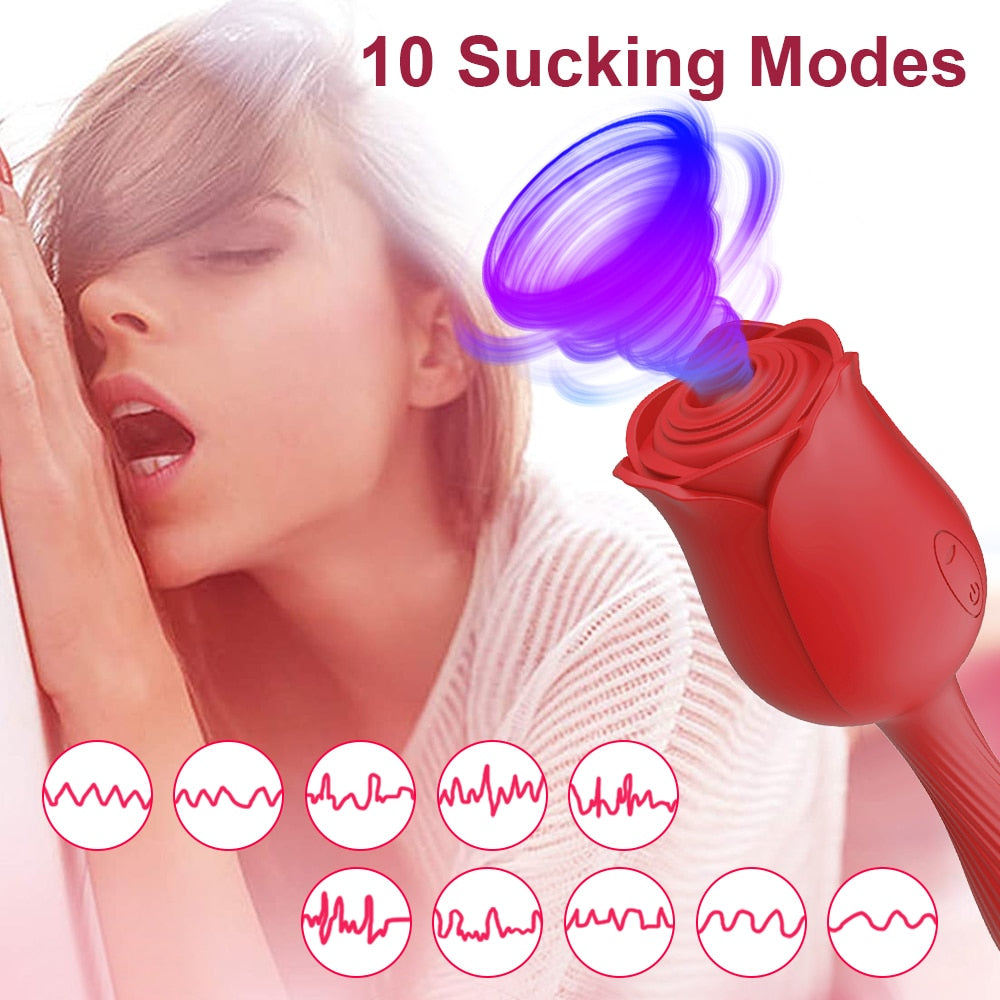 Rose Suction Vibrator - Vibratoy Shop