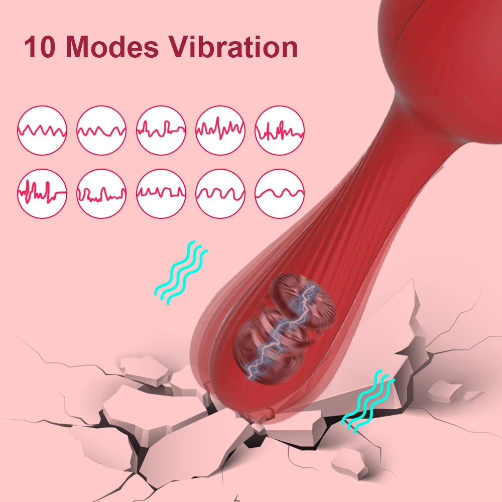 Rose Suction Vibrator - Vibratoy Shop