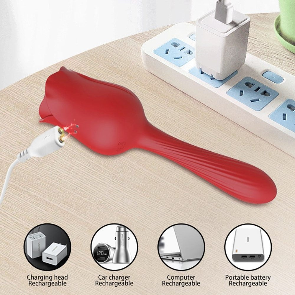Rose Suction Vibrator - Vibratoy Shop