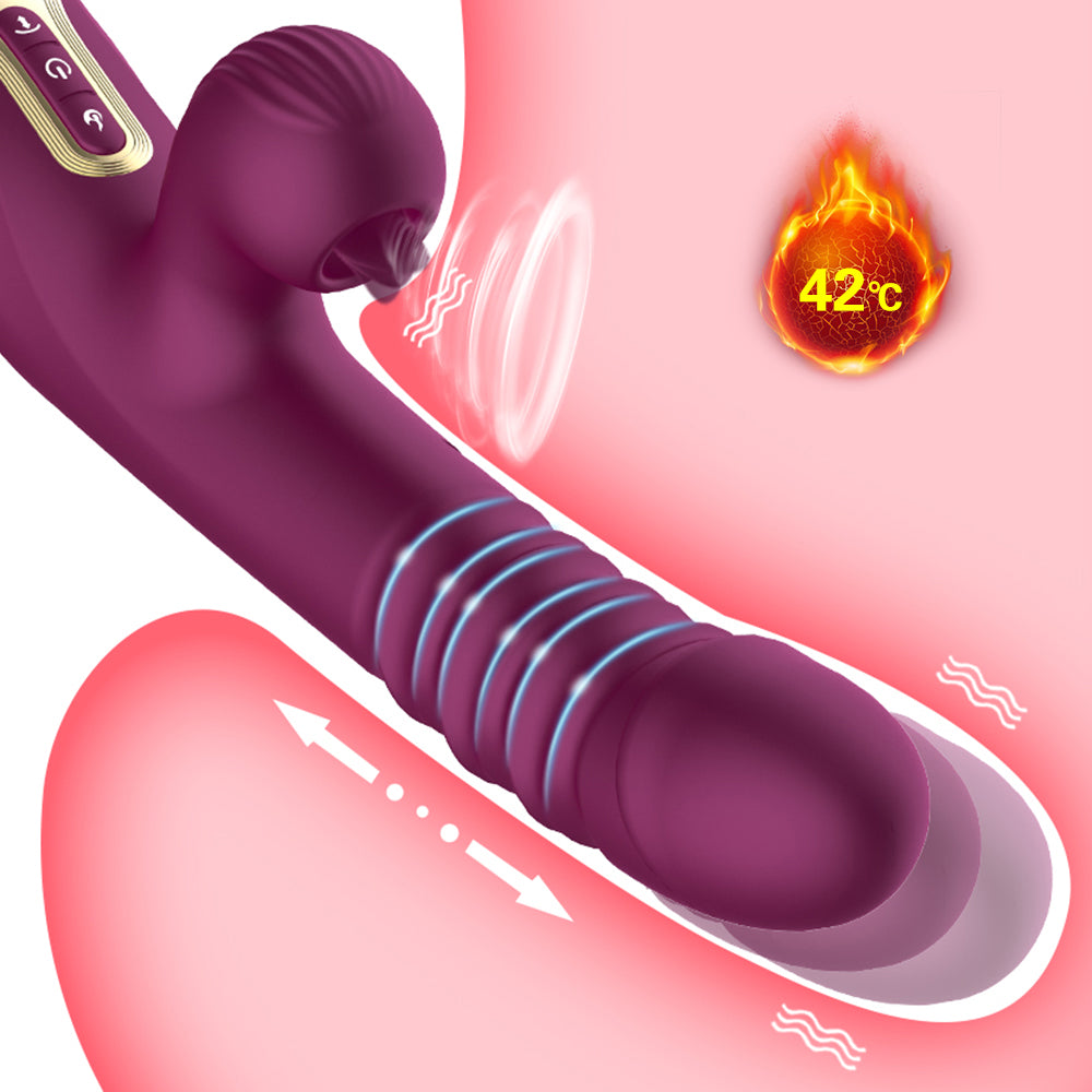 Big Sucking & Thrusting Vibrator