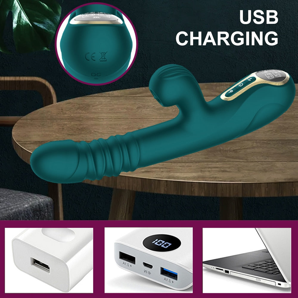 Big Sucking & Thrusting Vibrator