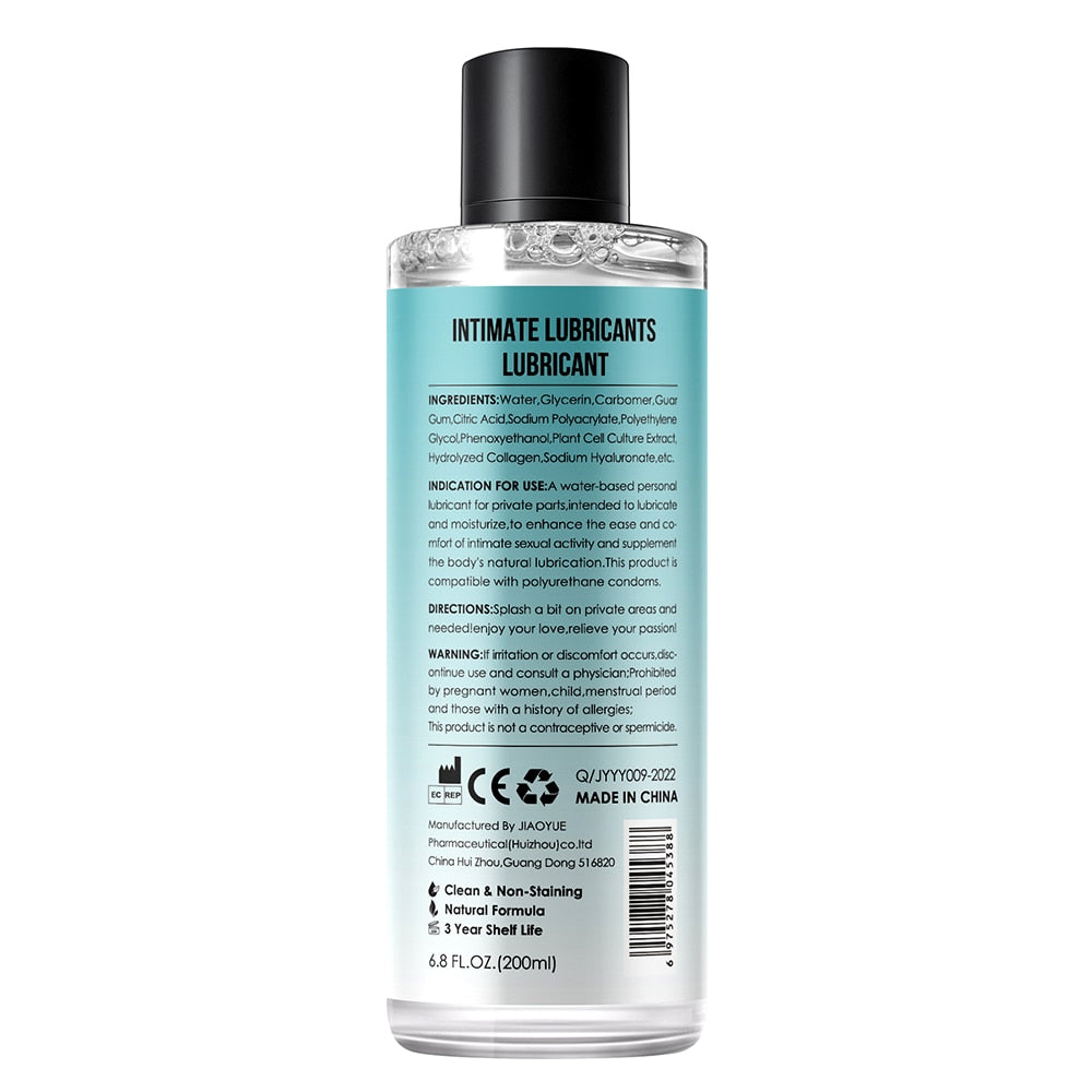 Water Based Lubricant