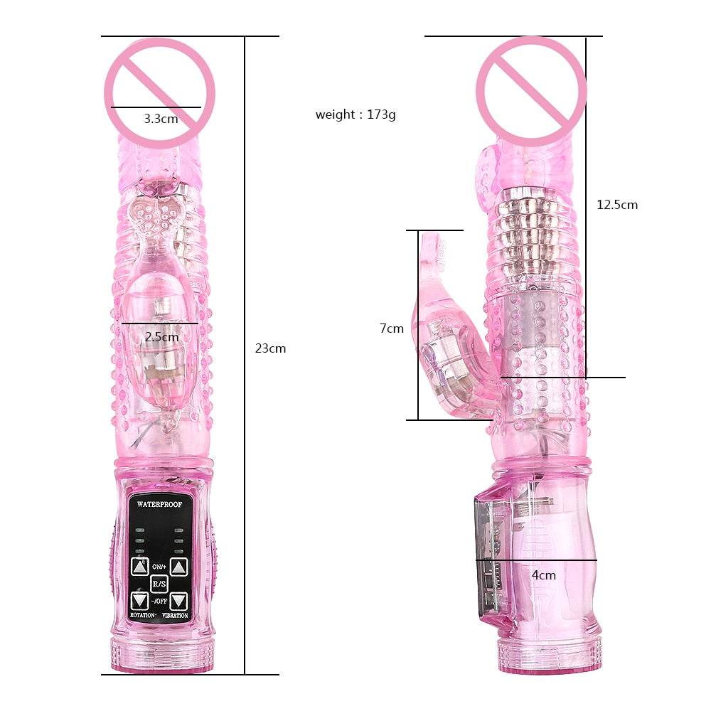 Twirling Rabbit Vibrator - Vibratoy Shop