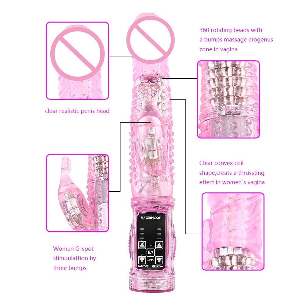 Twirling Rabbit Vibrator - Vibratoy Shop