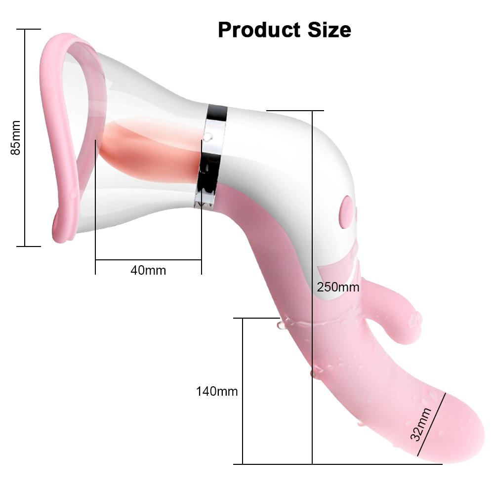 Tongue & clit sucker vibrator