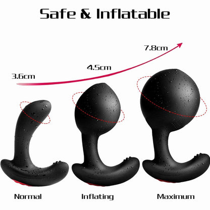 Inflatable Anal Vibrator