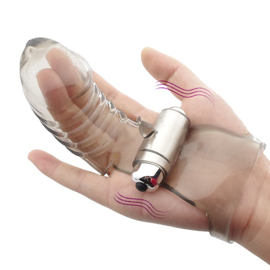 Bullet Finger Vibrator, a gentle finger vibrator for couples learning together
