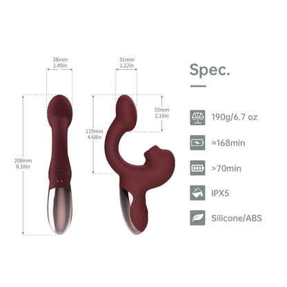 Magic Ponder Dual Stimulation Vibrator