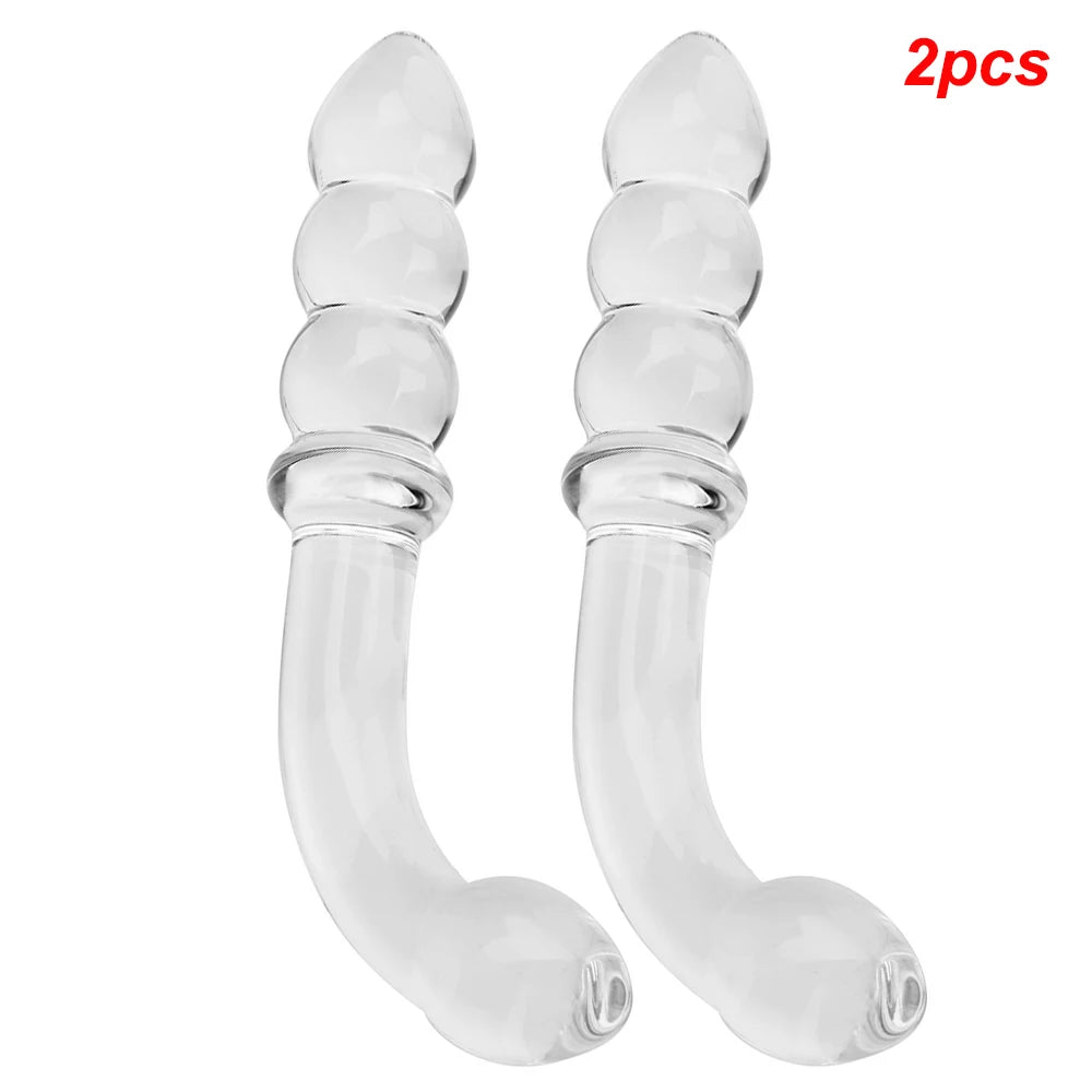 Double-Edge Glass Dildo