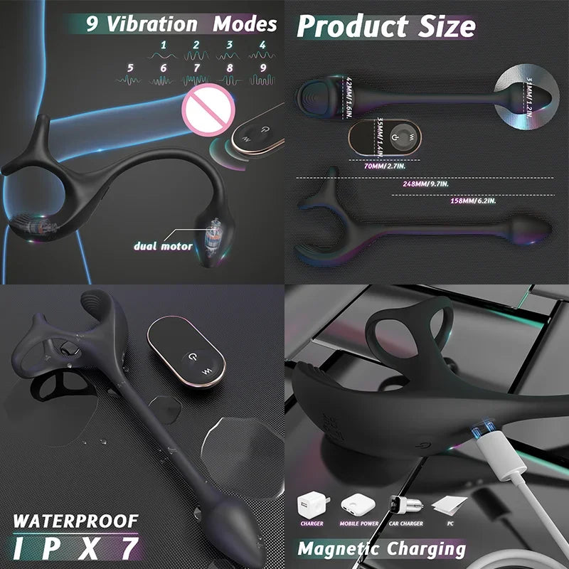 Anal Plug Penis Ring