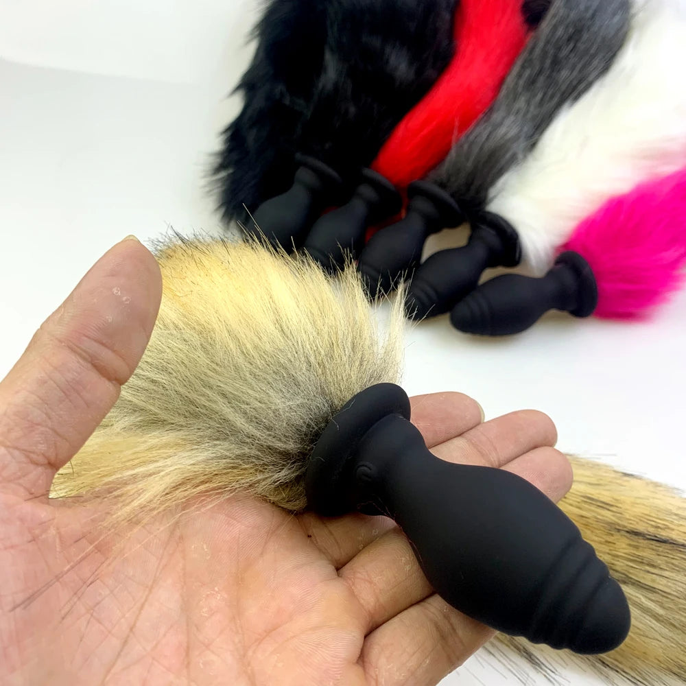 Fox Tail Anal Plug Vibrator