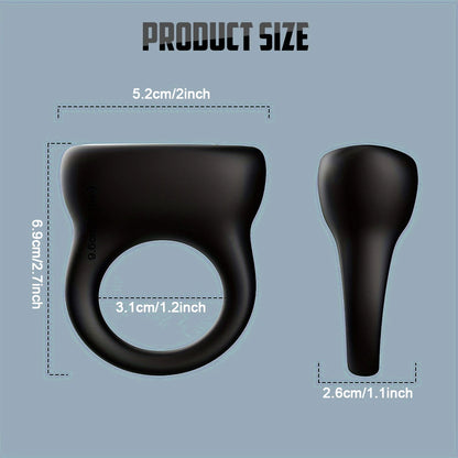 APP Control Dual Penis Ring