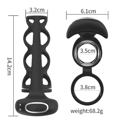 Cock Ring Vibrating Cage