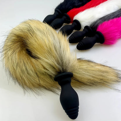 Fox Tail Anal Plug Vibrator
