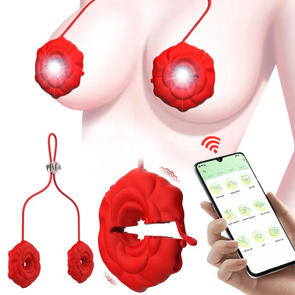 App Control Nipple Vibrator